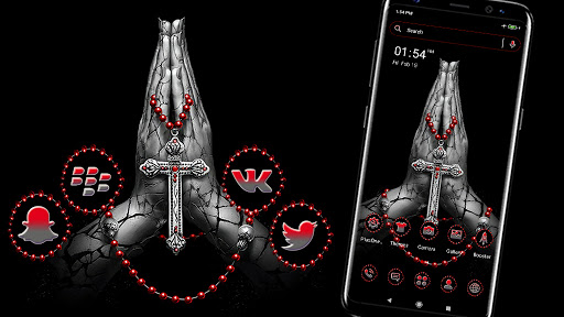 Jesus Cross Launcher Theme ekran görüntüsü