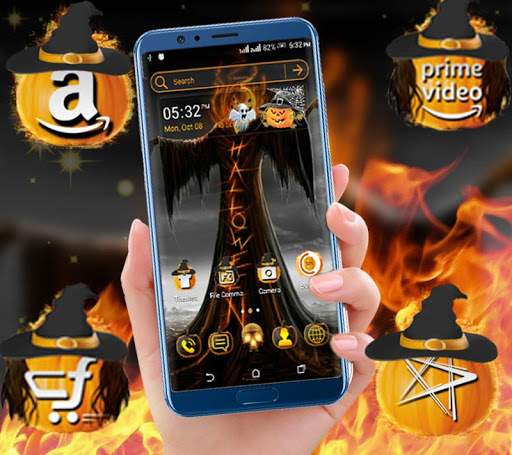 Scary Halloween Launcher Theme ekran görüntüsü