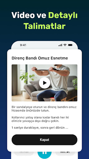 Erkek Evde Antrenman ekran görüntüsü