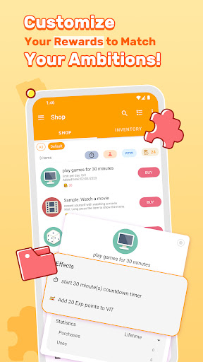 LifeUp Lite: Gamify Tasks ekran görüntüsü