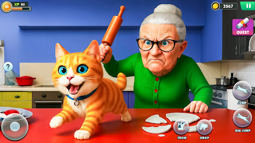 I Am Naughty Cat Simulator ekran görüntüsü