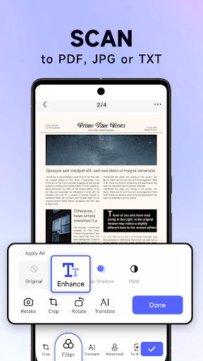TeraScan - AI PDF Scanner ekran görüntüsü