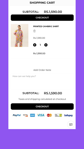 Sapphire Online Shopping ekran görüntüsü
