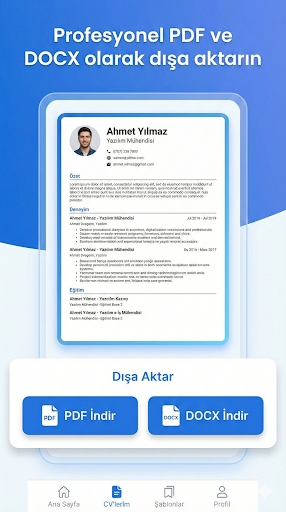 CV Oluşturma Asistanı ekran görüntüsü