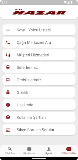 Elazığ Hazar Turizm ekran görüntüsü