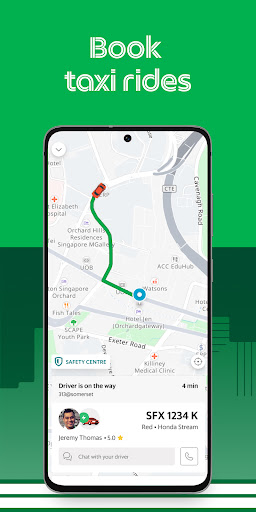 Grab - Taxi & Food Delivery ekran görüntüsü