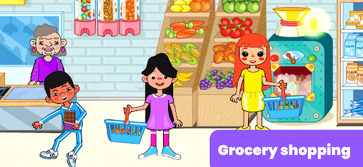 Kids Supermarket Shopping Game ekran görüntüsü