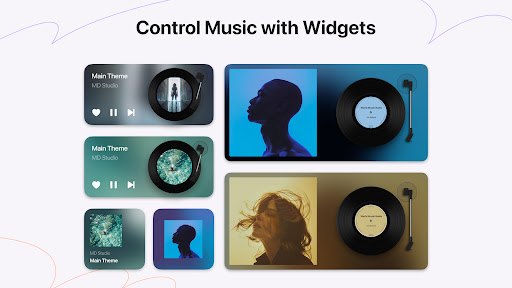 MD Vinyl - Müzik Çalar Widget ekran görüntüsü