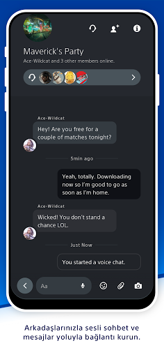 PlayStation App ekran görüntüsü
