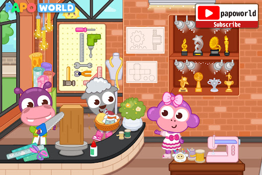 Papo Town Okul Hayatı ekran görüntüsü