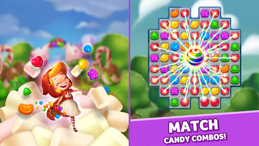 Lollipop & Marshmallow Match3 ekran görüntüsü