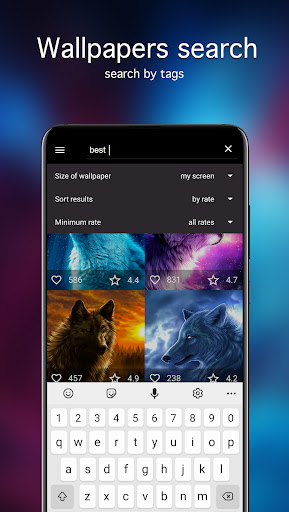 Wolf Wallpapers 4K ekran görüntüsü