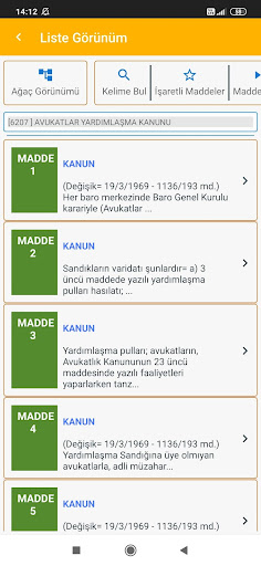 Avukatlık Kanunu ekran görüntüsü