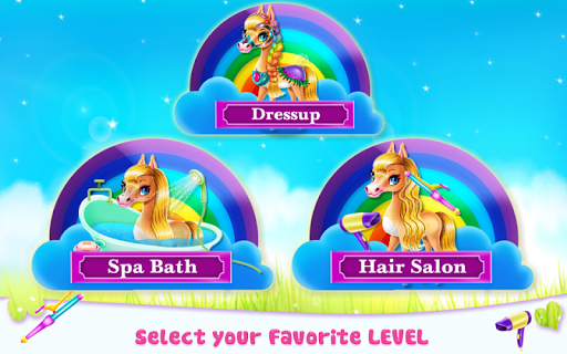Rainbow Pony Beauty Salon ekran görüntüsü