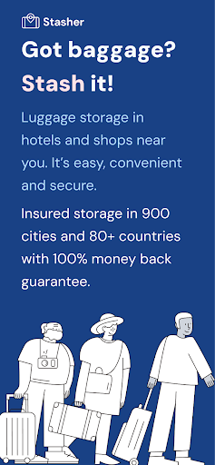 Stasher Luggage Storage ekran görüntüsü