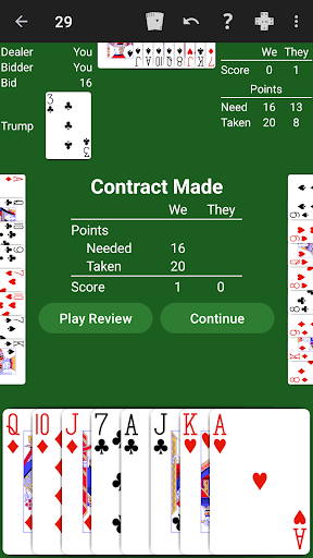 29 Card Game - Expert AI ekran görüntüsü