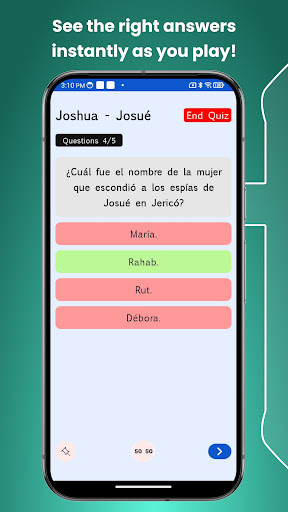 Spanish Bible Quiz ekran görüntüsü