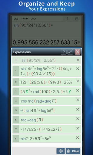 Champ Scientific Calculator ekran görüntüsü