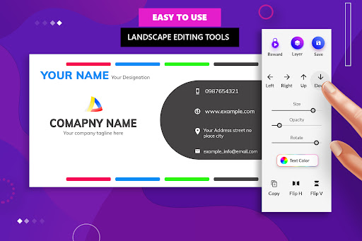 Business Card Maker Pro ekran görüntüsü