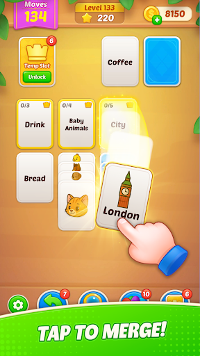 Word Solitaire Merge ekran görüntüsü