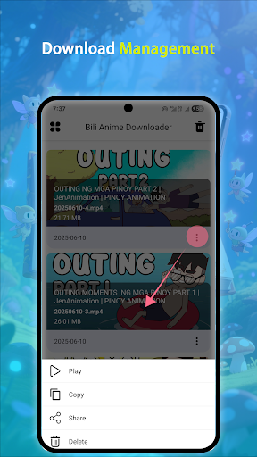 Downloader for Bilibili ekran görüntüsü