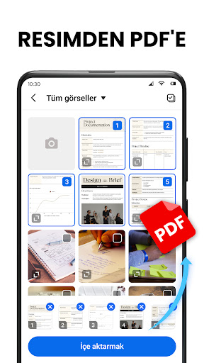 PDF OKUYUCU - PDF'İ GÖRÜNTÜLE ekran görüntüsü