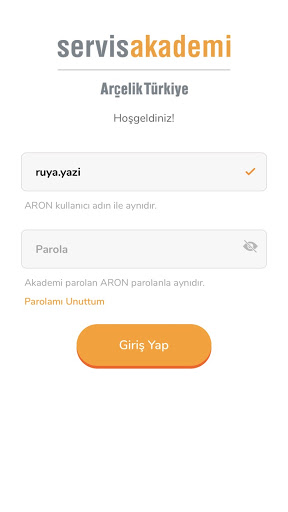 Servis Akademi ekran görüntüsü