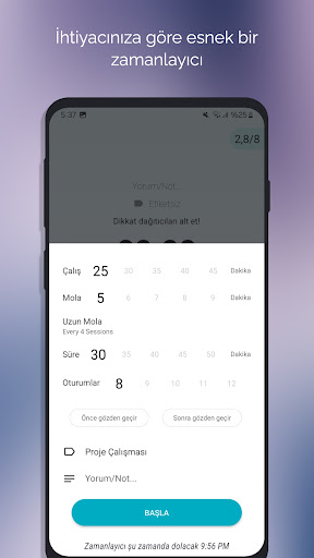 Engross: Pomodoro ve Görevler ekran görüntüsü