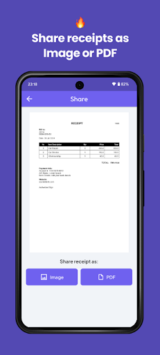Simplest Receipt Maker ekran görüntüsü