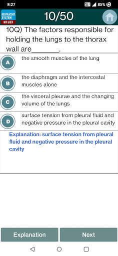 Respiratory System Quiz ekran görüntüsü