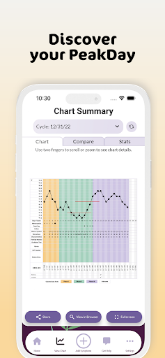 PeakDay Fertility Tracker ekran görüntüsü