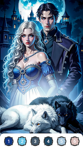 Epic Fantasy Color by Numbers ekran görüntüsü