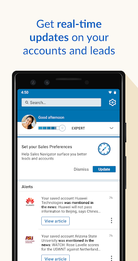 LinkedIn Sales Navigator ekran görüntüsü