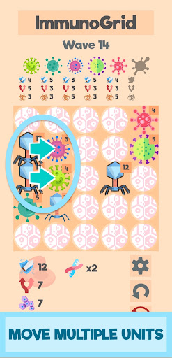 ImmunoGrid Puzzle Battle War ekran görüntüsü