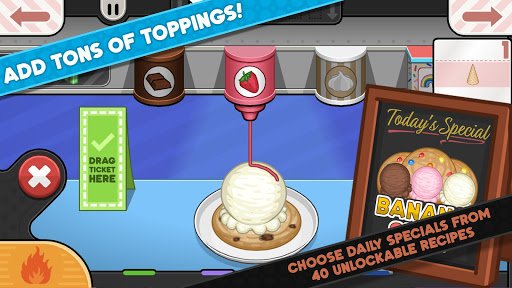 Papa's Scooperia To Go! ekran görüntüsü