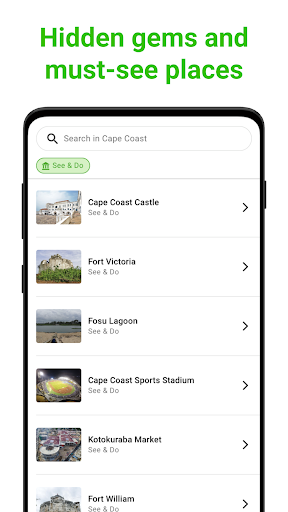 Cape Coast SmartGuide ekran görüntüsü