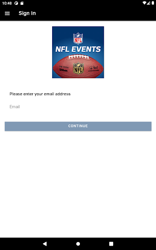 NFL Events ekran görüntüsü