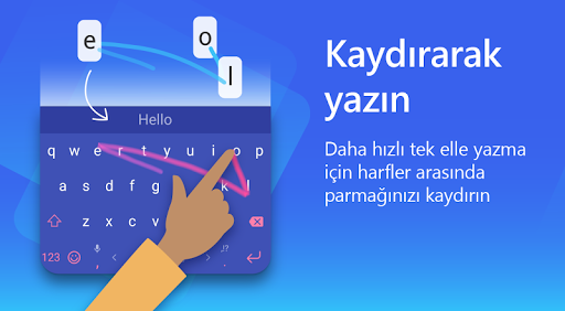 Microsoft SwiftKey Klavye ekran görüntüsü