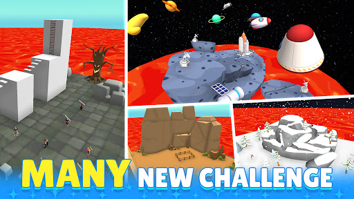 Obby Block World: Lava Fall ekran görüntüsü
