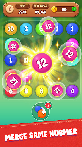 Number Bubble Puzzle ekran görüntüsü
