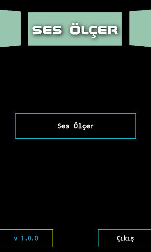 Ses Ölçer ekran görüntüsü