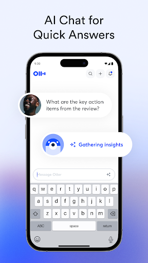 OtterAI Transcribe Voice Notes ekran görüntüsü