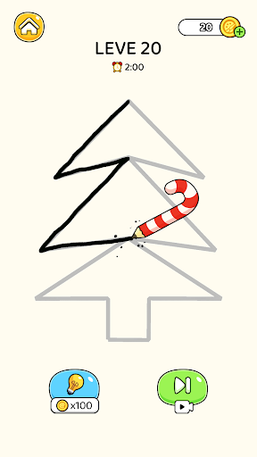 One Line-Mini oyun çizimi ekran görüntüsü