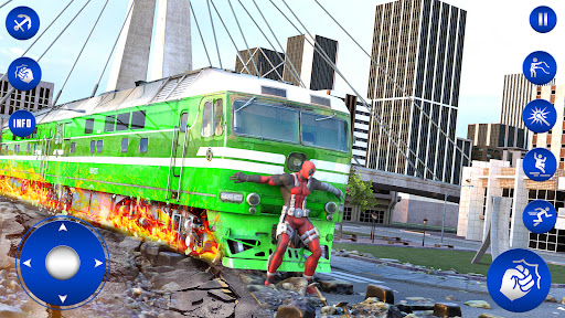 Superhero 3D: Fighting Games ekran görüntüsü