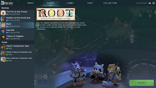 Dire Wolf Game Room ekran görüntüsü