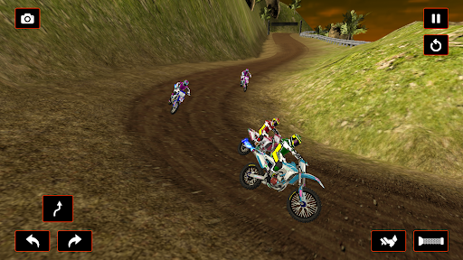 Dirt Bike Racing Motocross Gam ekran görüntüsü