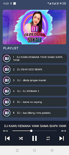 DJ Cis Cis Faja Sekali Remix ekran görüntüsü