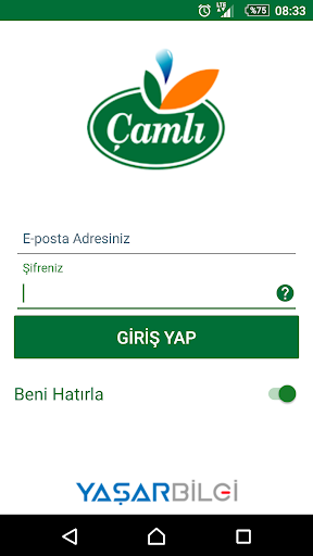Çamlı Yem Mobil Sipariş ekran görüntüsü