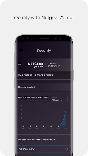 NETGEAR Nighthawk WiFi Router ekran görüntüsü