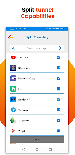 Freecall VPN ekran görüntüsü